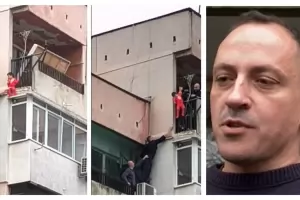Арестувани са родителите на момченцето, което увисна на тераса на 8-ия етаж