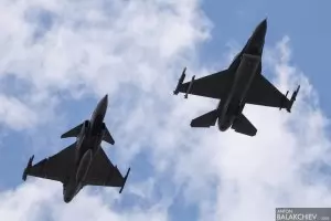 За първи път български F-16 участват в международно учение