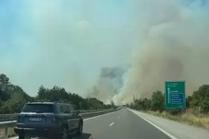 Пожарът на АМ "Тракия" е овладян