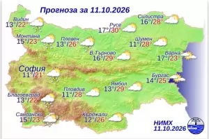 В Русе бяха измерени рекордните 33,7 градуса на сянка