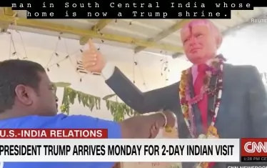 В Индия местят маймуни и строят светилища в чест на Тръмп 