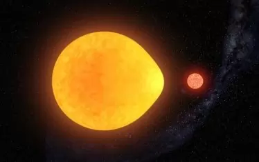 Астрономите откриха звезда-капка