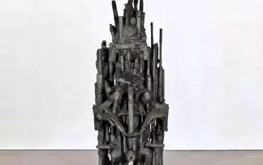 Джеф Кунс изкова от оръжията на Шон Пен изкуство