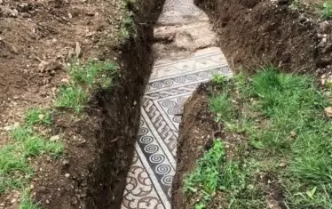 Откриха идеално запазена римска мозайка под лозе до Верона