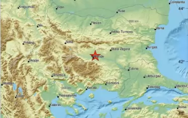 Земетресение с магнитуд 4.2 по Рихтер е регистрирано до Пловдив