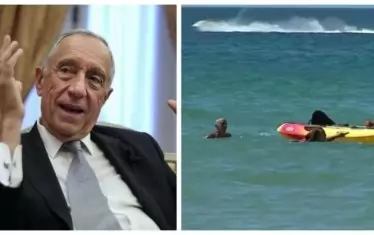 Президентът на Португалия спаси две жени от удавяне