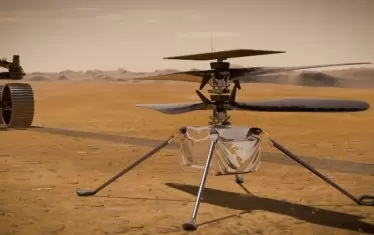 Хеликоптерът на НАСА оцеля в първата си нощ на Марс