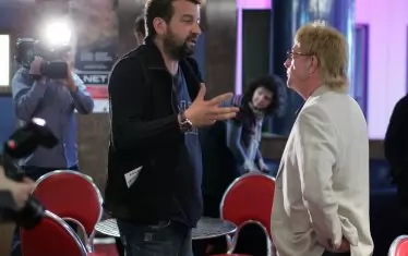 На премиерата на филма Love.net, в който изигра роля.