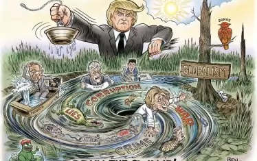 Любимият карикатурист на Тръмп бори Covid с конспирации