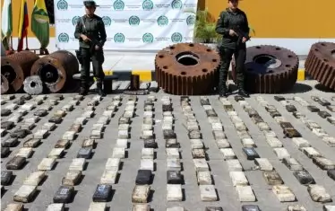 В Колумбия е задържан 1 тон кокаин за България 