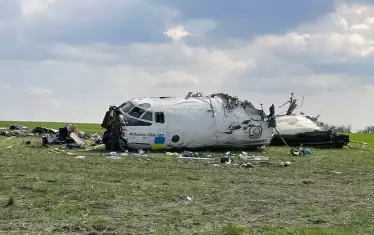 Украински "Ан-26" се разби
в Запорожка област