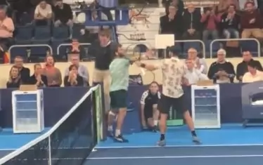 Български тенисист едва не се сби на корта със световния №64