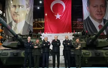 Ердоган лично представи новия турски танк "Алтай"