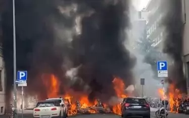 Мощна експлозия избухна в центъра на Милано