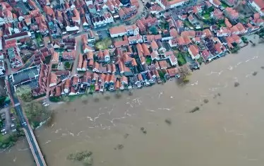 Германската провинция Долна Саксония е почти под вода