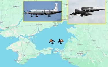 ВСУ свалиха два от най-скъпите руски военни самолети