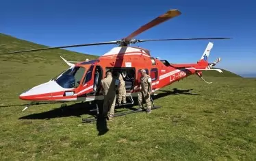 Въздушната линейка изпълни първа планинска акция
