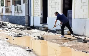 Поройни дъждове причиниха наводнения в Сицилия