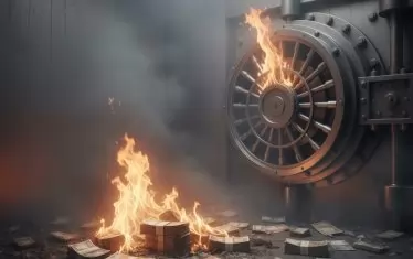 Банкноти с нафталин изгоряха в банков клон в Горна Оряховица