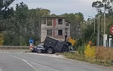 Военен джип предизвика тежка катастрофа